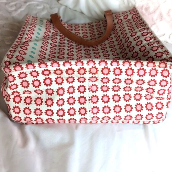 Orla Kiely Rare Floral Retro Canvas Tote - Picture 12 of 17